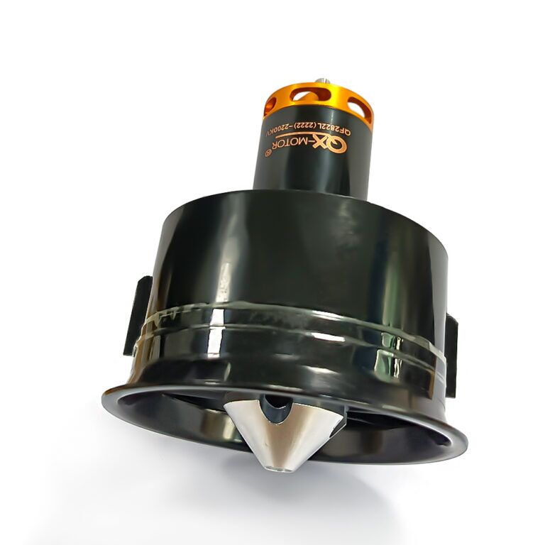 QX-MOTOR 2200KV Brushless Motor 64mm EDF Ducted Fan Set - 12 Blades Electric 6S Updated Version For RC Planes - View #13